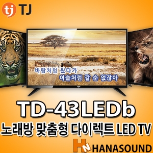 TJ미디어 TD-43LEDb 43인치 LED TV 노래방에 최적화된 모니터